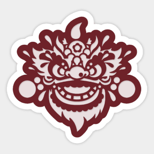 Lucky Lion Sticker